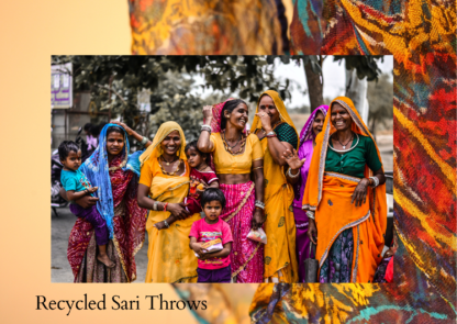 Picture of Indian Women wearing colourful saris, in India