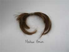 Medium brown natural hair