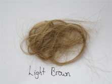 Light brown natural hair