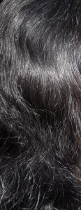 Black Hair Lengths go darker black with indigo hair dye 
