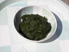 Indigo paste for hair application
